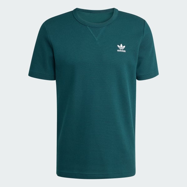 Verde Remera Essentials Trifolio Waffle