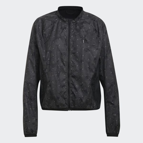 Svart Run Fast Radical Reflective Windbreaker