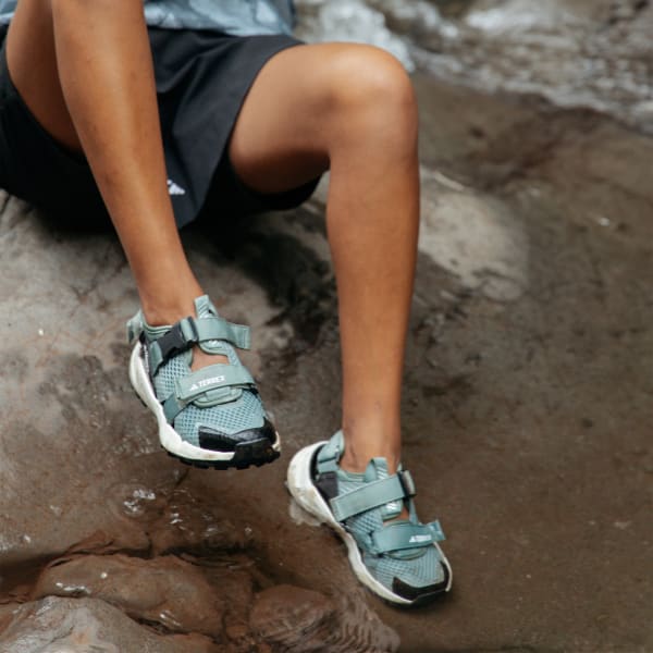 adidas TERREX Hydroterra Sandals - Green | Free Shipping