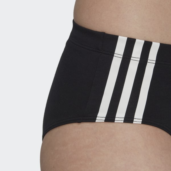 Svart Adicolor Comfort Flex Cotton Hipster Briefs HPO38