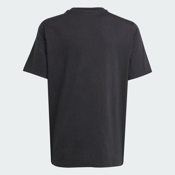 Black All Blacks Cotton Tee Kids