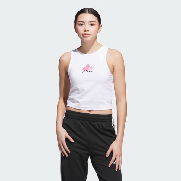 White Farmers Market Graphic Tank Top
