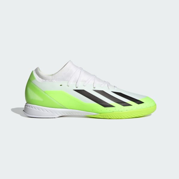 adidas X Crazyfast.3 Indoor Soccer Shoes - White | Unisex Soccer ...