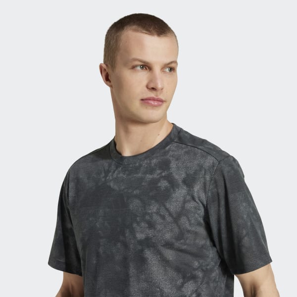 adidas PrimeLift Graphic Tee - Grey | Free Shipping with adiClub