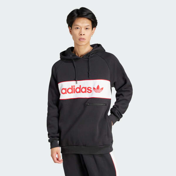 Noir Veste à capuche adidas NY