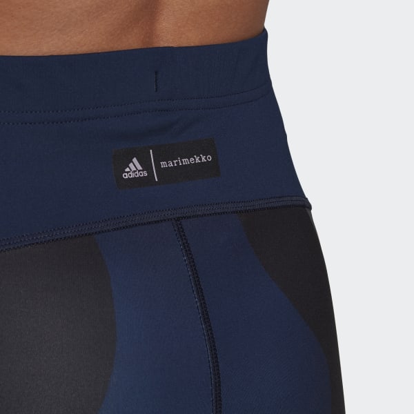 Blau Marimekko Run Icons kurze Leggings