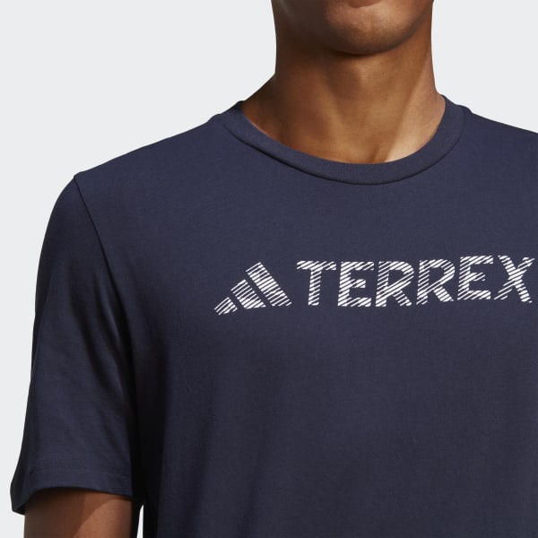 Blauw Terrex Classic Logo T-shirt