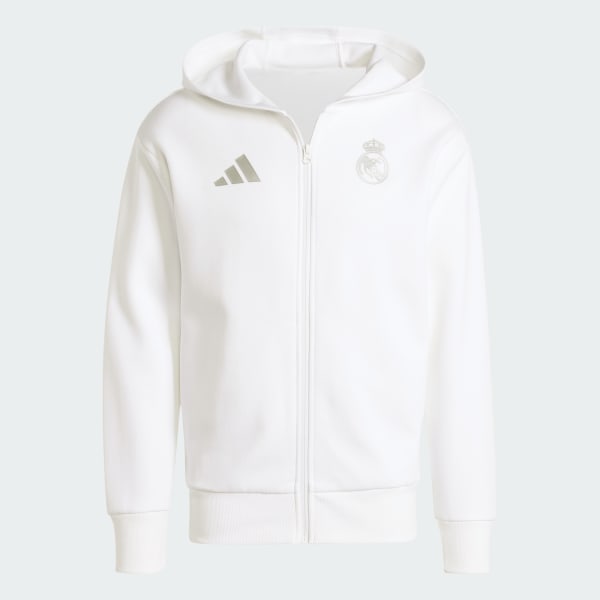 Amazon.com : adidas Real Madrid Anthem Jacket Men's, White