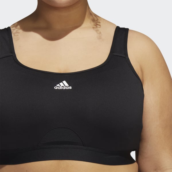 NWT ADIDAS Training High Support Sports Bra Women's Plus Size 1X black
