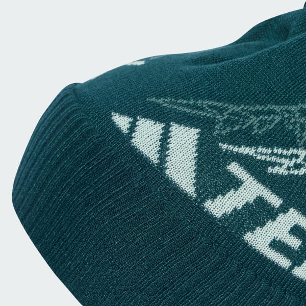 Zielony Czapka typu beanie Terrex Xploric z pomponem