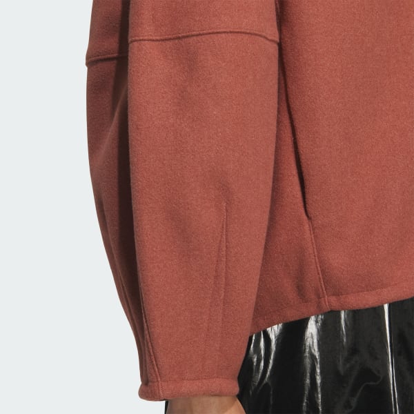 アディダス ラックスフロー オールデイズ ルーズフィット ウール風の