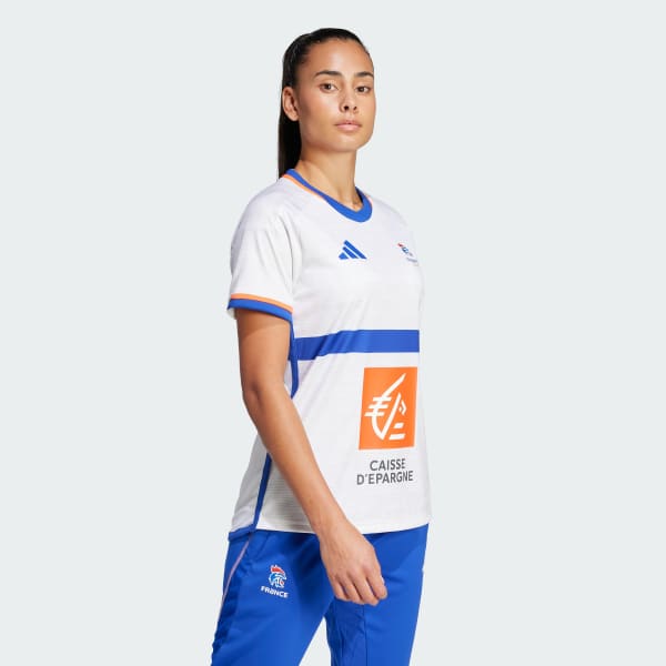 Blanc Maillot France Handball Replica