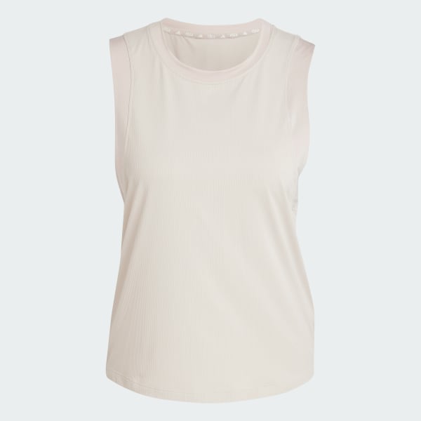 Beige Playera sin Mangas Studio