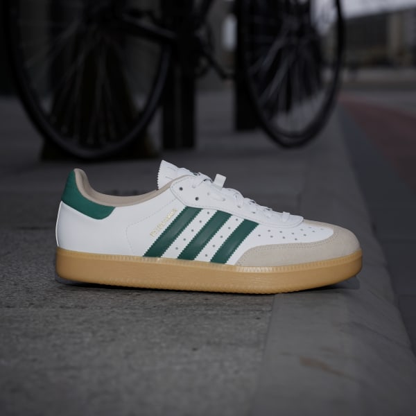 Blanco Zapatilla de piel Velosamba