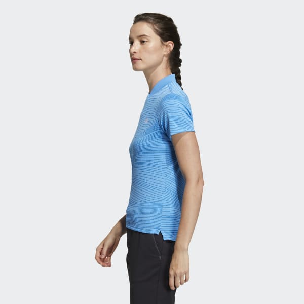 Blau Made to be Remade Rib Collar Poloshirt