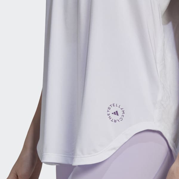 Hvit adidas by Stella McCartney TrueStrength Yoga Tank Top TG143