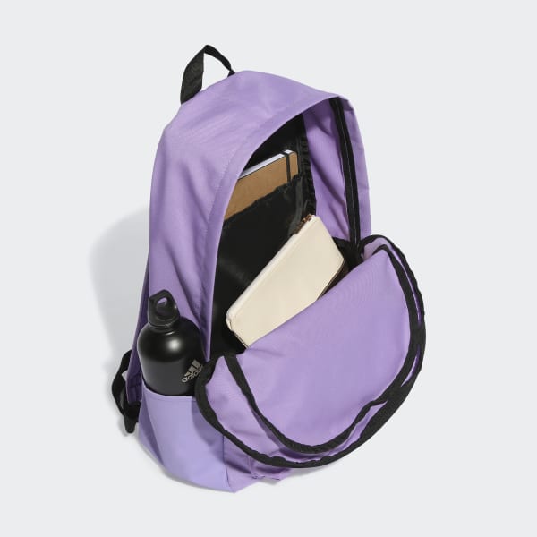 Purple Classic Badge of Sport 3-Stripes Backpack