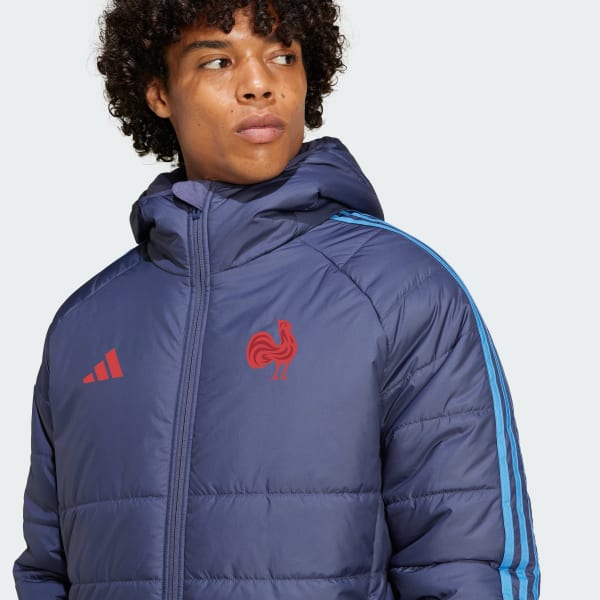 adidas France Winter Jacket Blue adidas UK