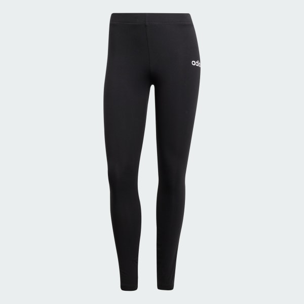 Negro Calzas Essentials Linear Cotton