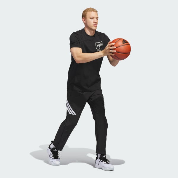 Preto Camiseta Estampada Raining Buckets