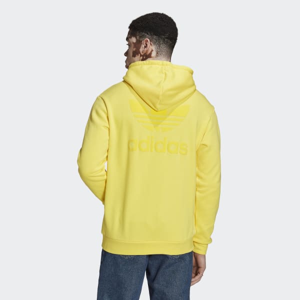 zltá Mikina s kapucňou Trefoil Series Street