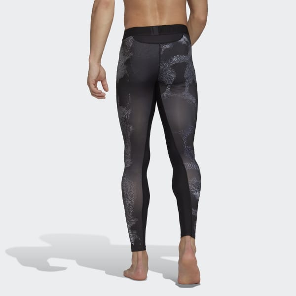 Mehrfarbig Techfit Allover Print Training lange Tight WY074