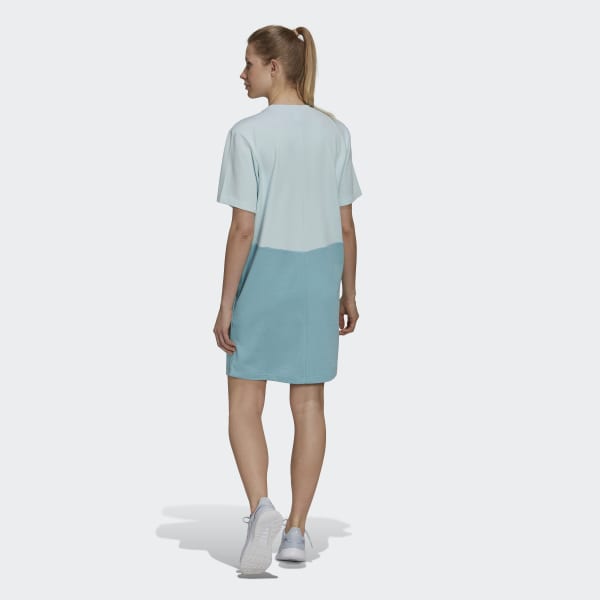 Turquoise adidas x Zoe Saldana Dress ISC69