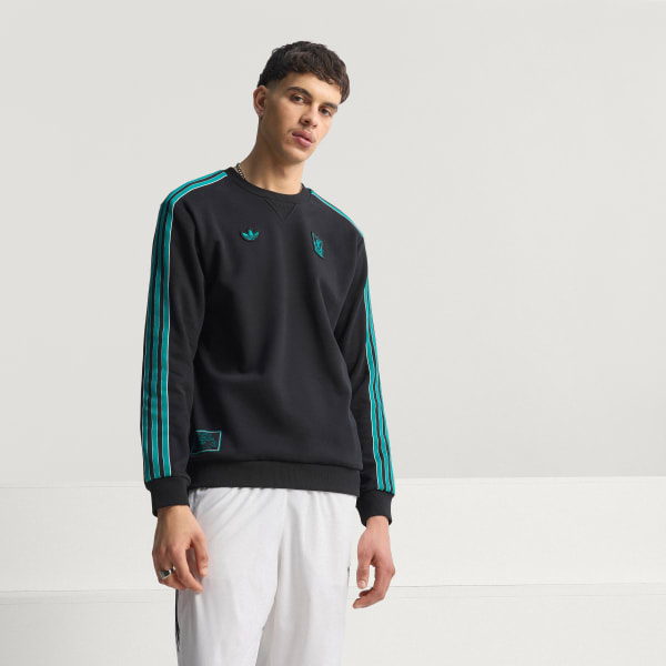 Sort Liverpool FC Terrace Icons Sweatshirt