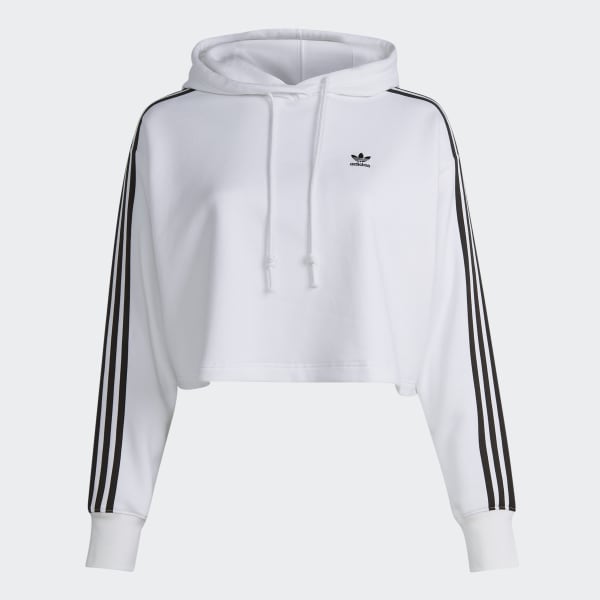 Crop top adidas hoodie sales