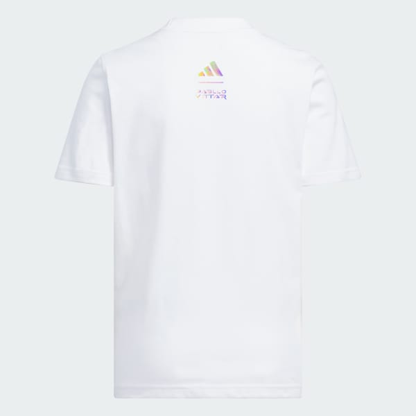 White Pabllo Vittar Pride Graphic Tee Kids