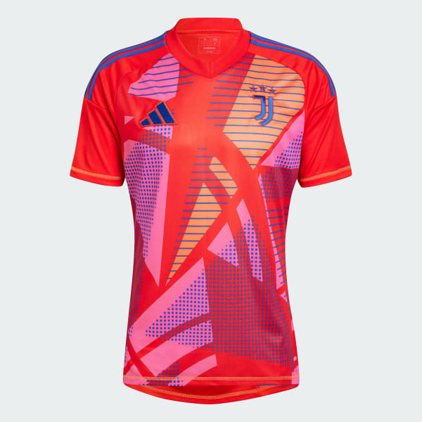 Rouge Maillot de gardien de but manches courtes Juventus 24/25