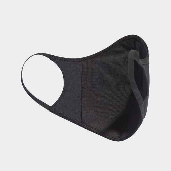 Negro Cubiertas faciales Talla XS/S (PACK DE 3) (UNISEX)