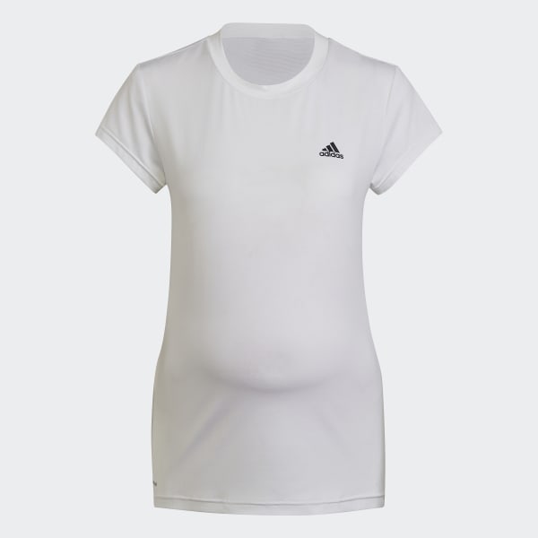 Hvit Designed to Move Colorblock Sport T-skjorte (mammaklær)