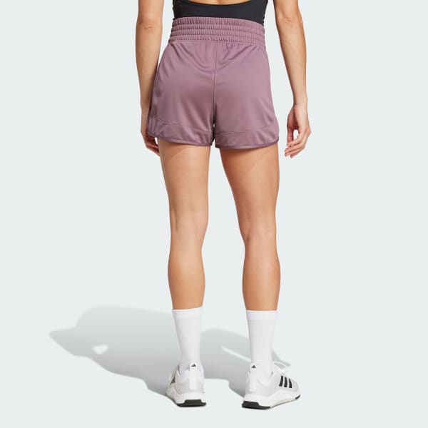 Purple Pacer Essentials Knit High-Rise Shorts