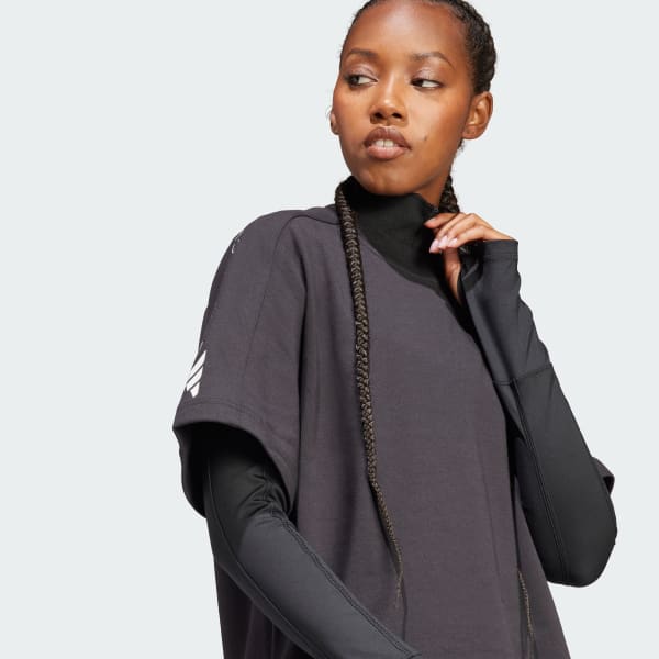 Siyah adidas by Stella McCartney Logo Tişört
