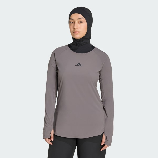 Black D4T Workout Hijab