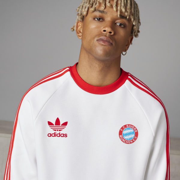 【日本未発売】FC BAYERN ORIGINALS SWEATSHIRT Adidas FC Bayern Originals Hoodie | For 89$ Only