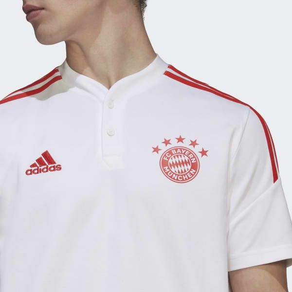 White FC Bayern Condivo 22 Polo Shirt QB350
