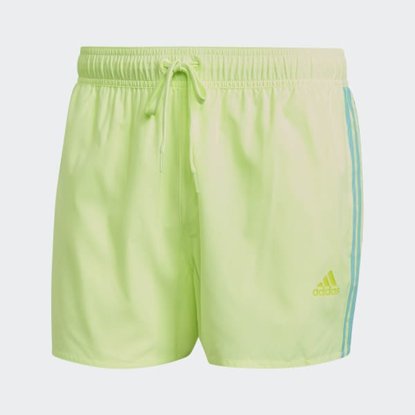 adidas yellow swim shorts