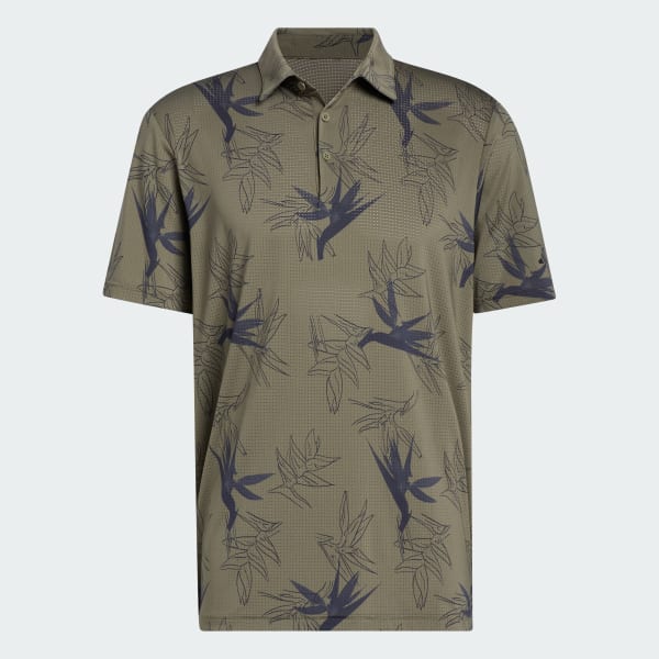 adidas Oasis Mesh Golf Polo Shirt Green adidas UK