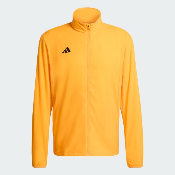 Orange Adizero Essentials Running Jacket