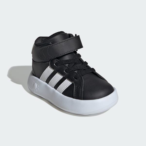 Noir Chaussure Grand Court Mid Enfants
