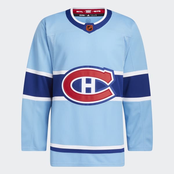 Men's Montreal Canadiens adidas Blue 2020/21 Reverse Retro