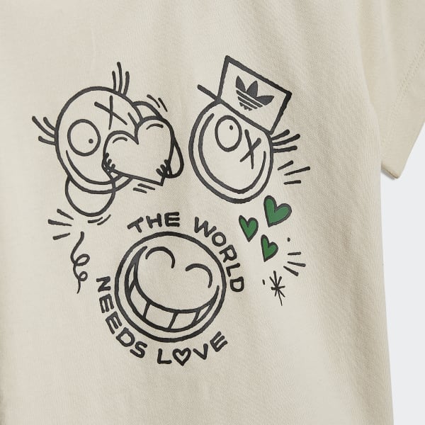 White Graphics Collab Tee