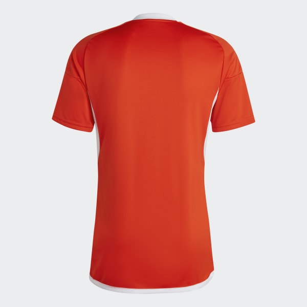 Orange adidas sales soccer jersey