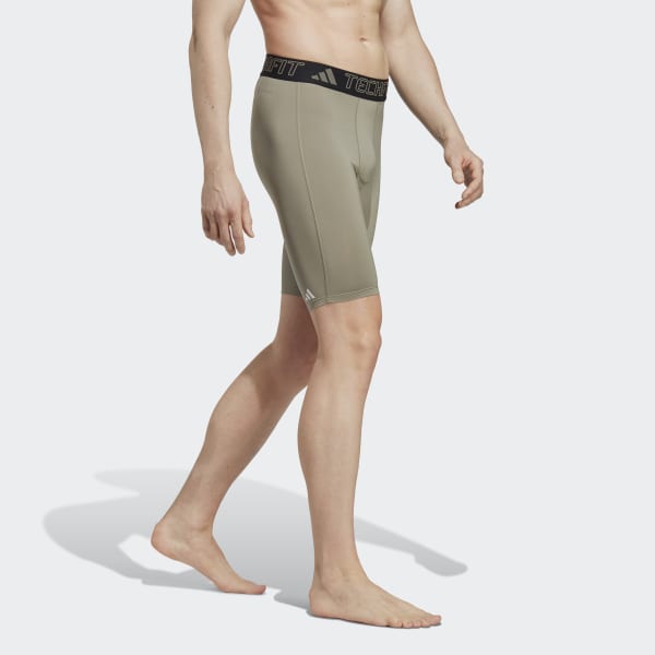 Green Techfit Training Short Tights