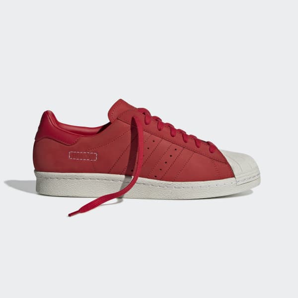 adidas Superstar 80s Shoes - Red 