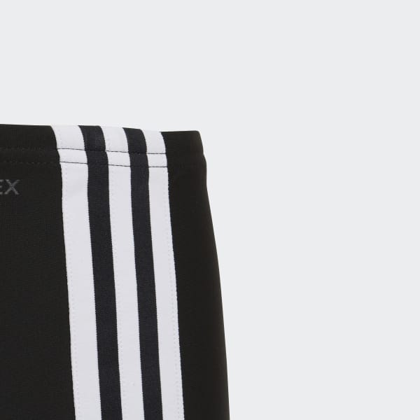 Svart 3-Stripes Swim Boxers