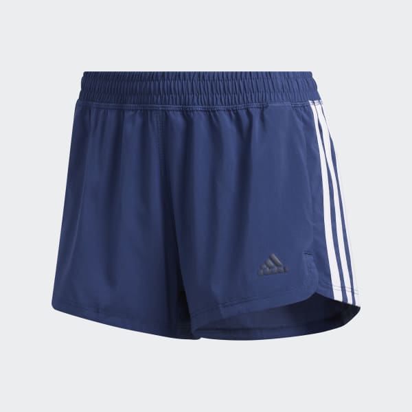 blue adidas poly shorts