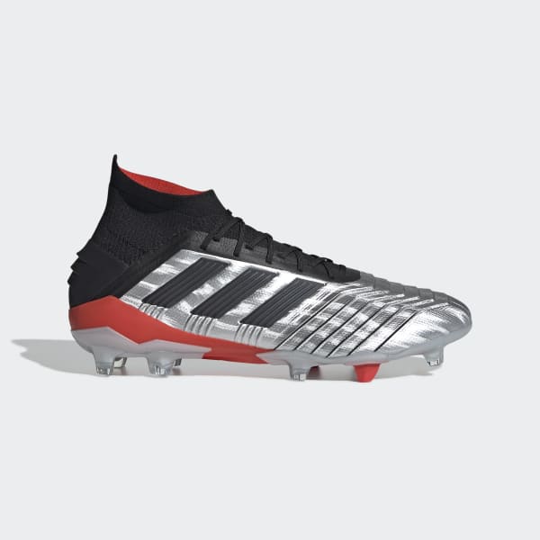 Zapatos de Fútbol Predator 19.1 Terreno Firme - Plateado adidas | adidas  Chile